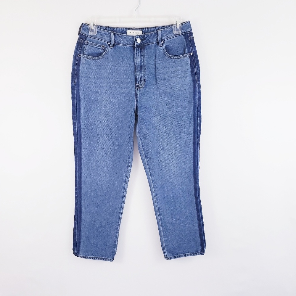 Pacsun Los Angeles Two Tone Mom Jean Size 30 - Picture 2 of 5